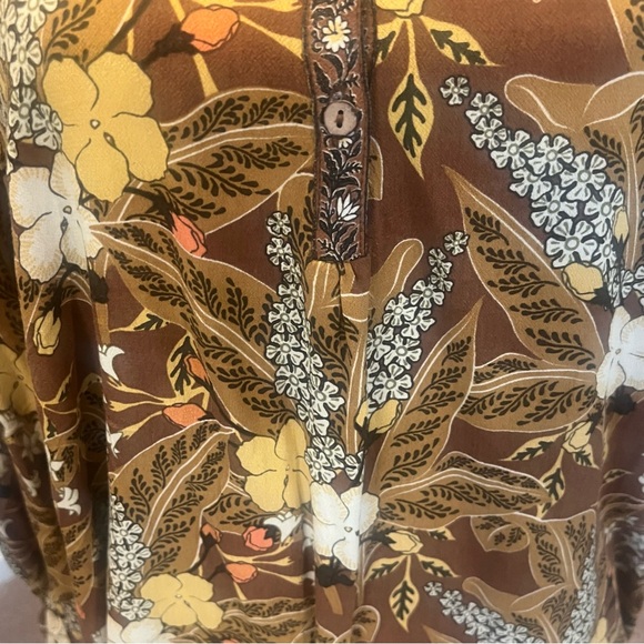 SPELL AND THE GYPSY BIANCA TUNIC DRESS IN EARTH XS. - Picture 6 of 10